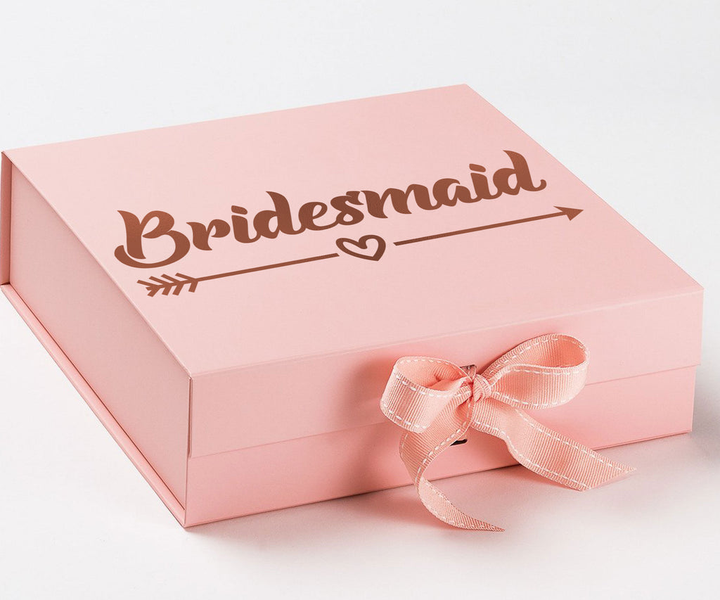 Bridesmaid with heart arrow Style 12#-- Bride Box