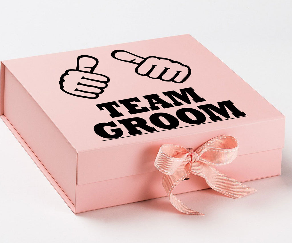 team groom thumbs up 28#-- Groomsman box