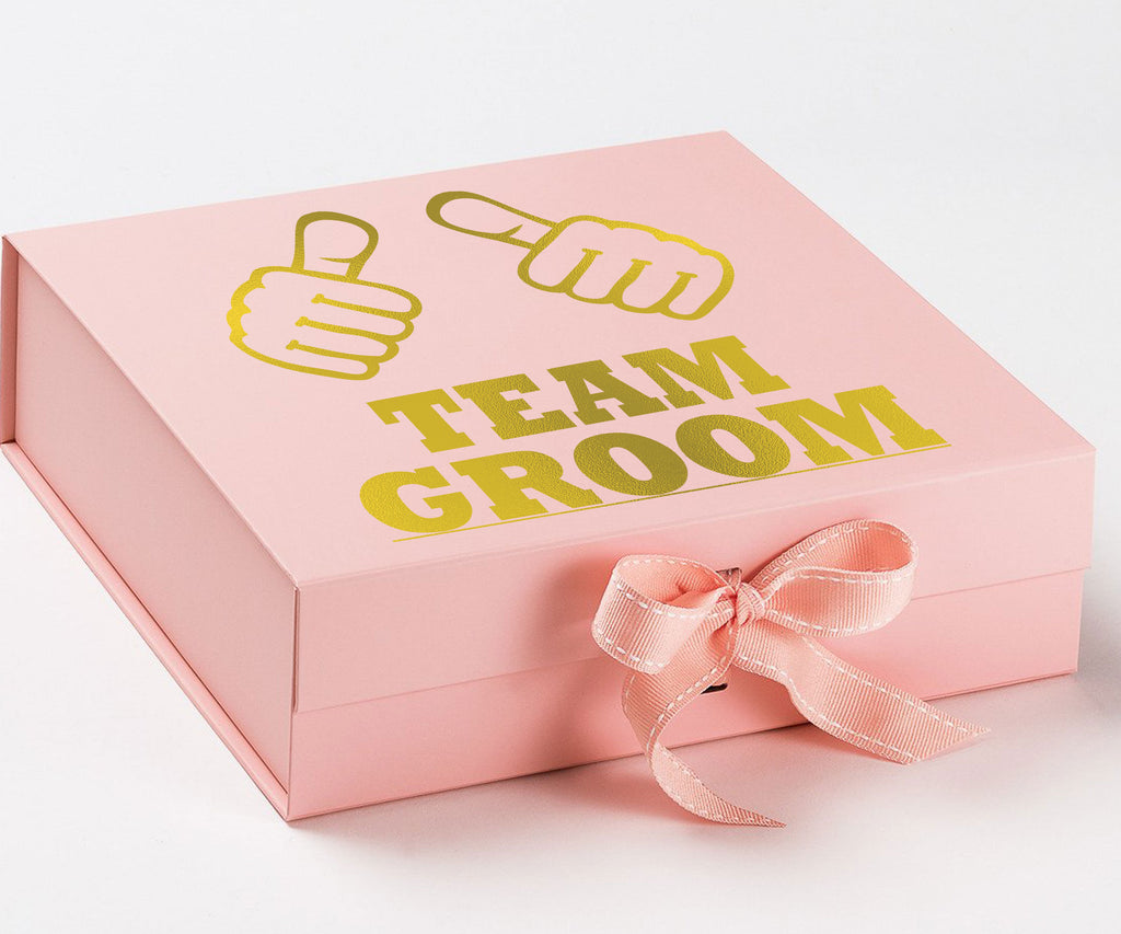 team groom thumbs up 28#-- Groomsman box