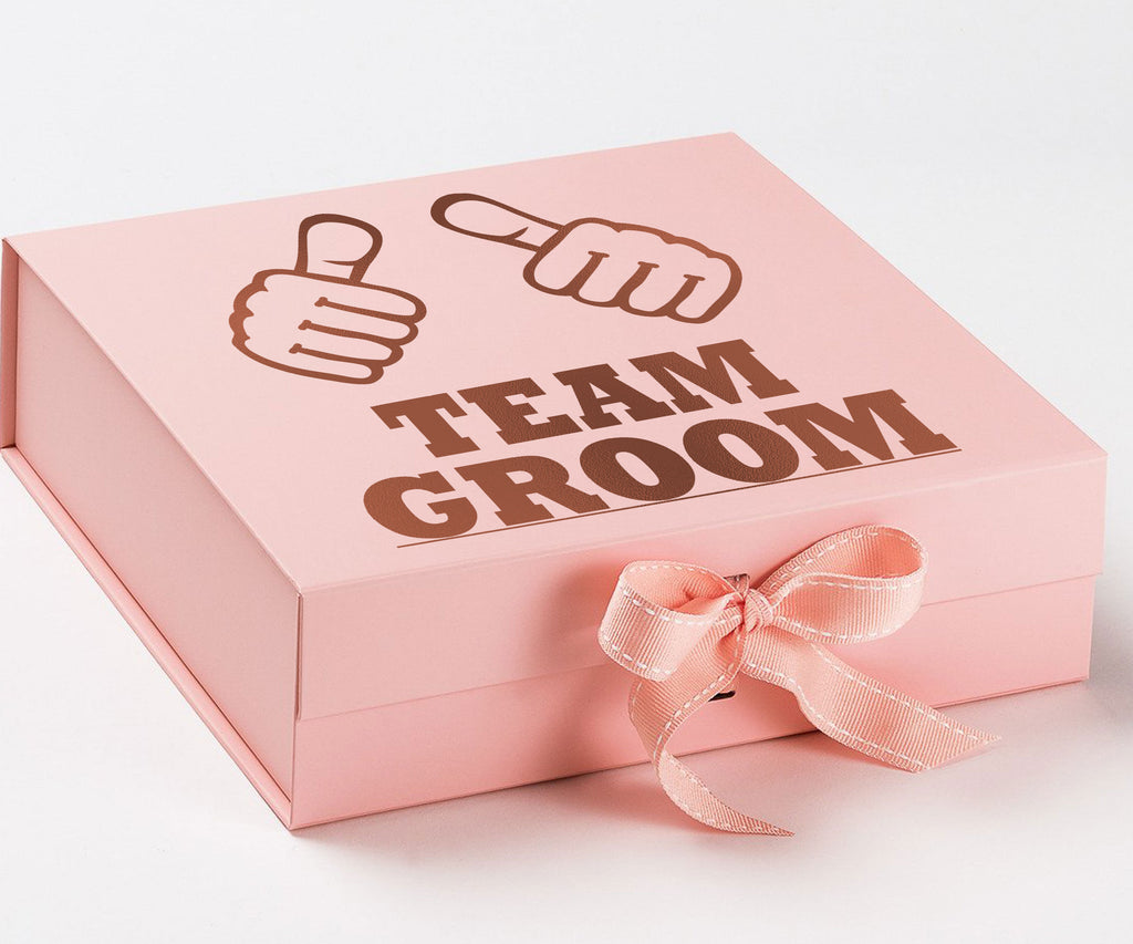 team groom thumbs up 28#-- Groomsman box