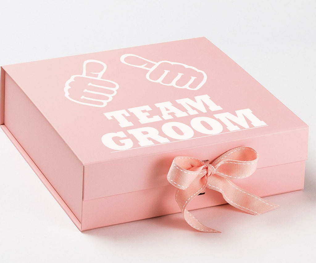 team groom thumbs up 28#-- Groomsman box