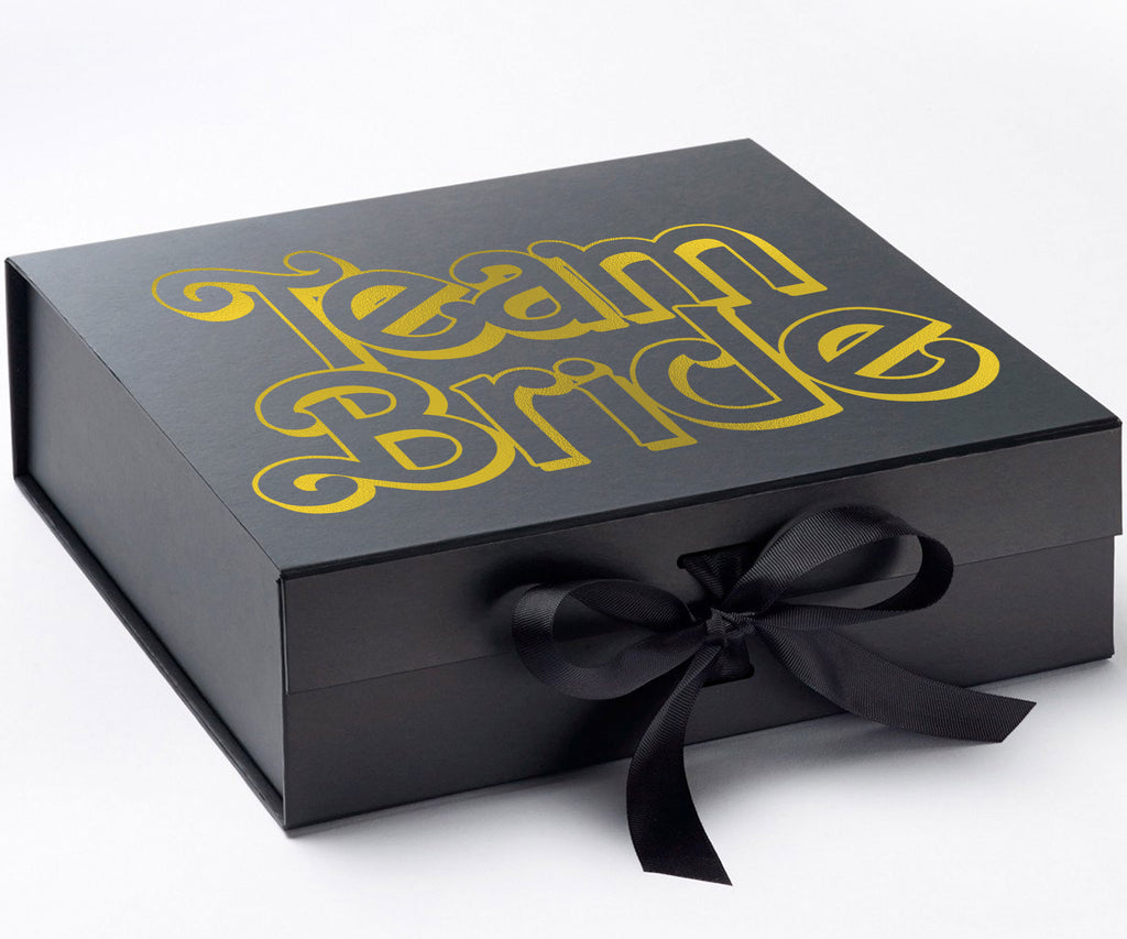 Team Bride black 142#--Bridesmaid Box