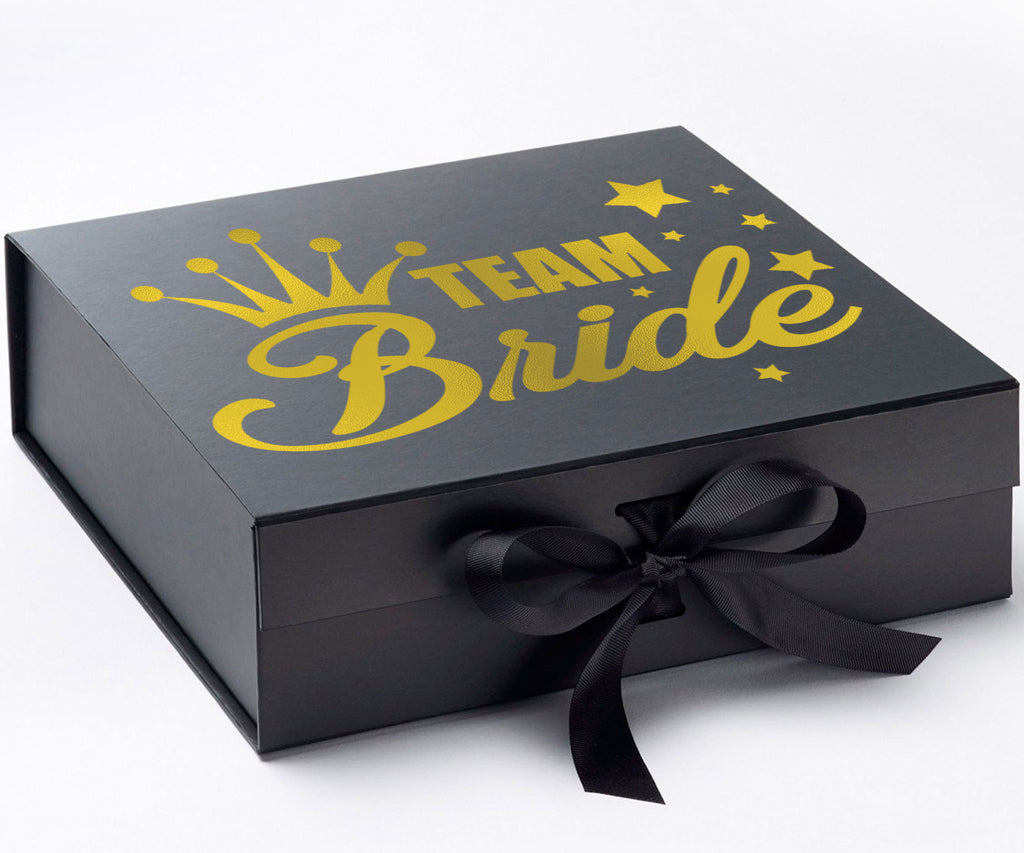 Team Bride black 163#--Bridesmaid Box