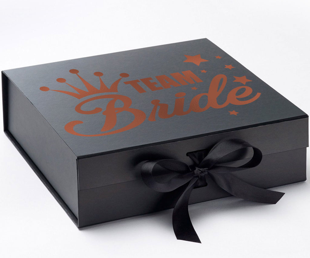 Team Bride black 163#--Bridesmaid Box