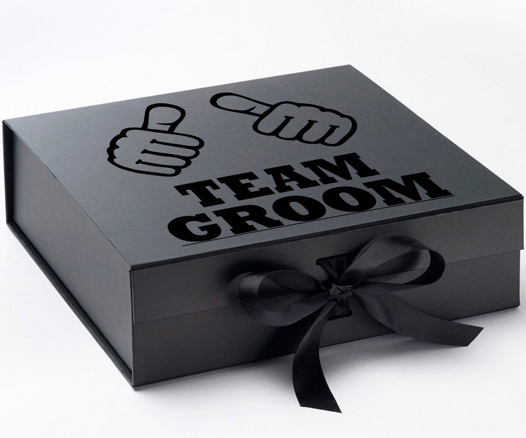 team groom thumbs up 28#-- Groomsman box