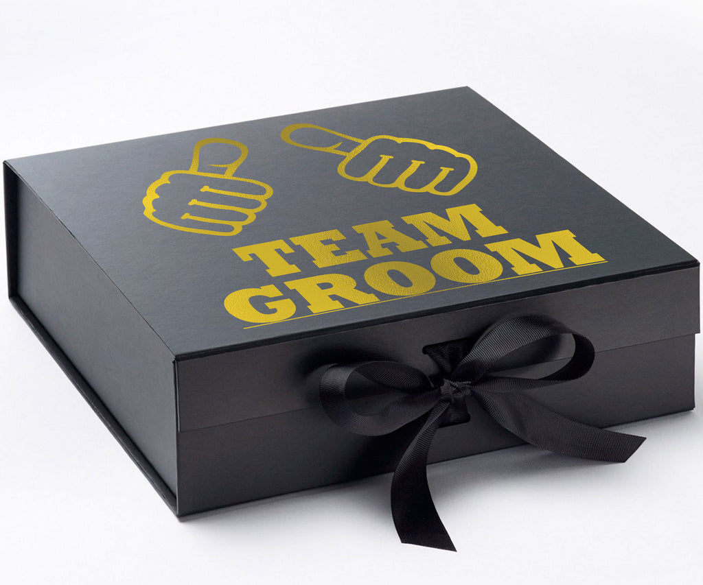 team groom thumbs up 28#-- Groomsman box