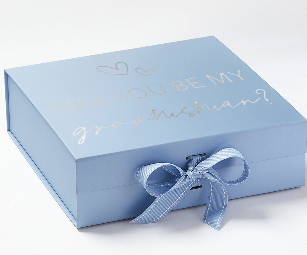 Will you be my Groomsman with hearts 15#-- Groomsman box