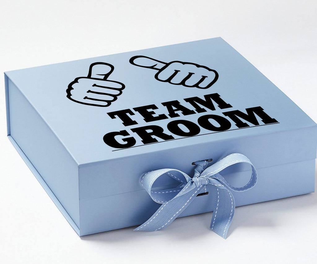 team groom thumbs up 28#-- Groomsman box