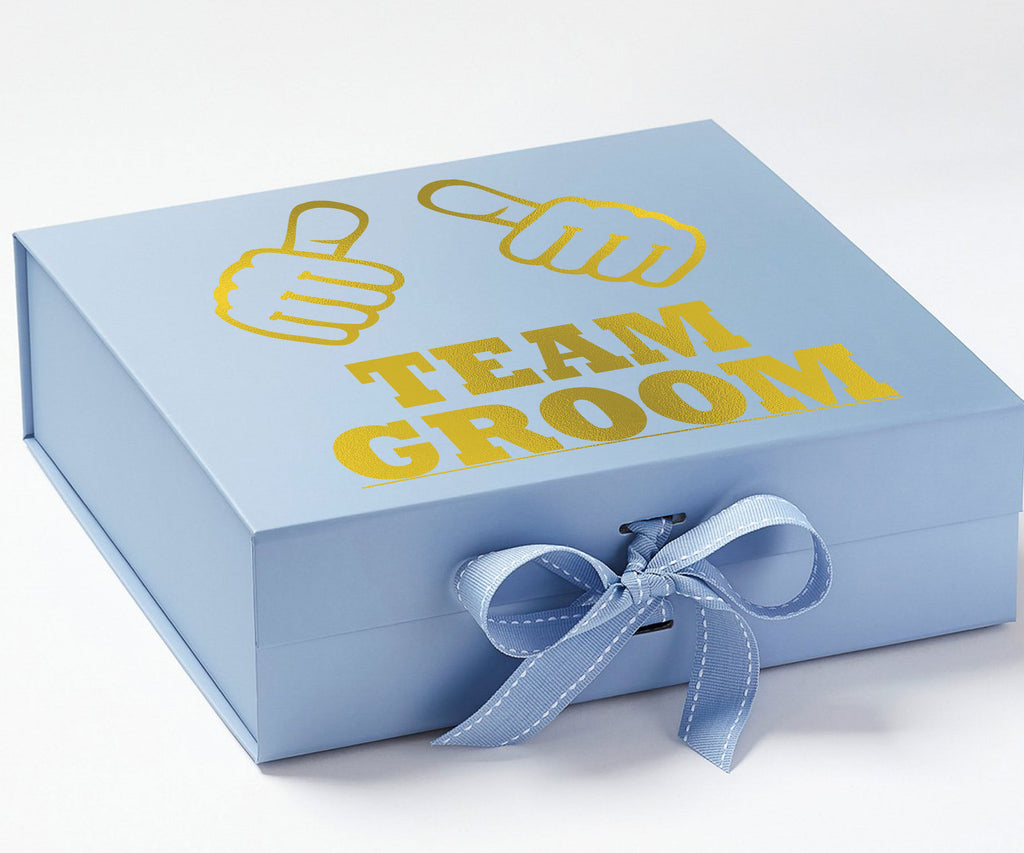 team groom thumbs up 28#-- Groomsman box