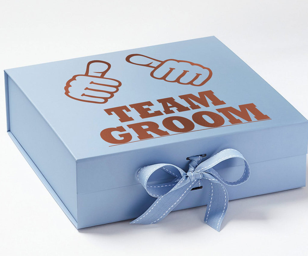 team groom thumbs up 28#-- Groomsman box