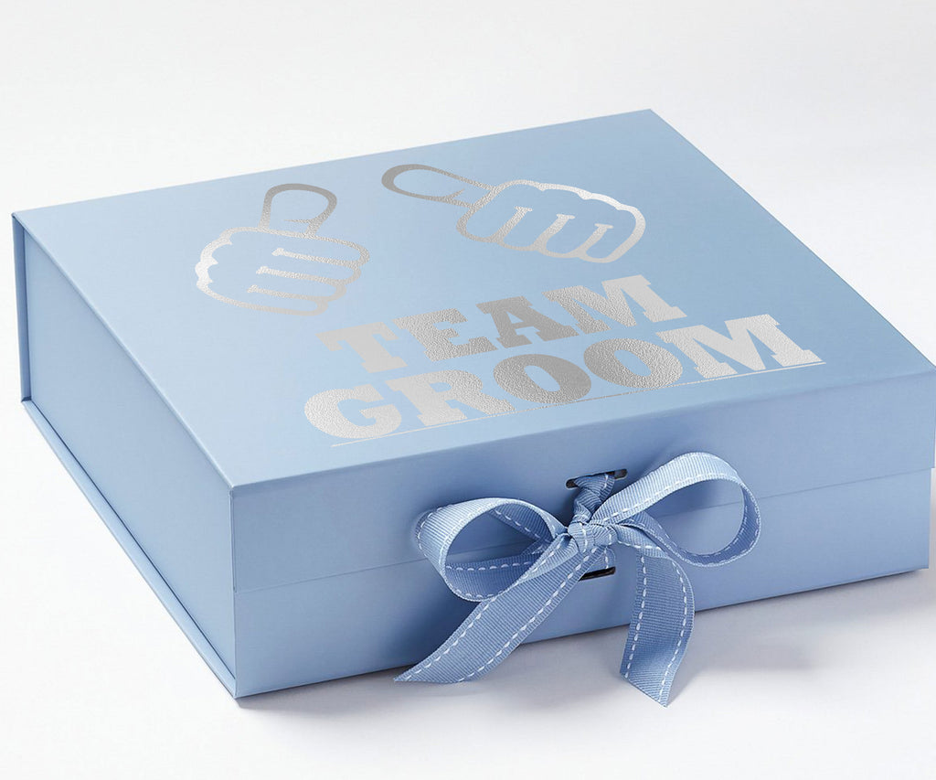 team groom thumbs up 28#-- Groomsman box