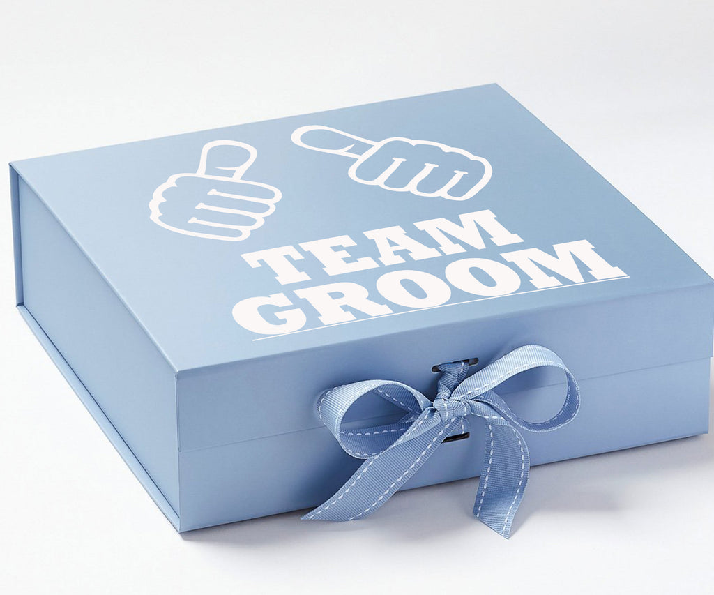 team groom thumbs up 28#-- Groomsman box