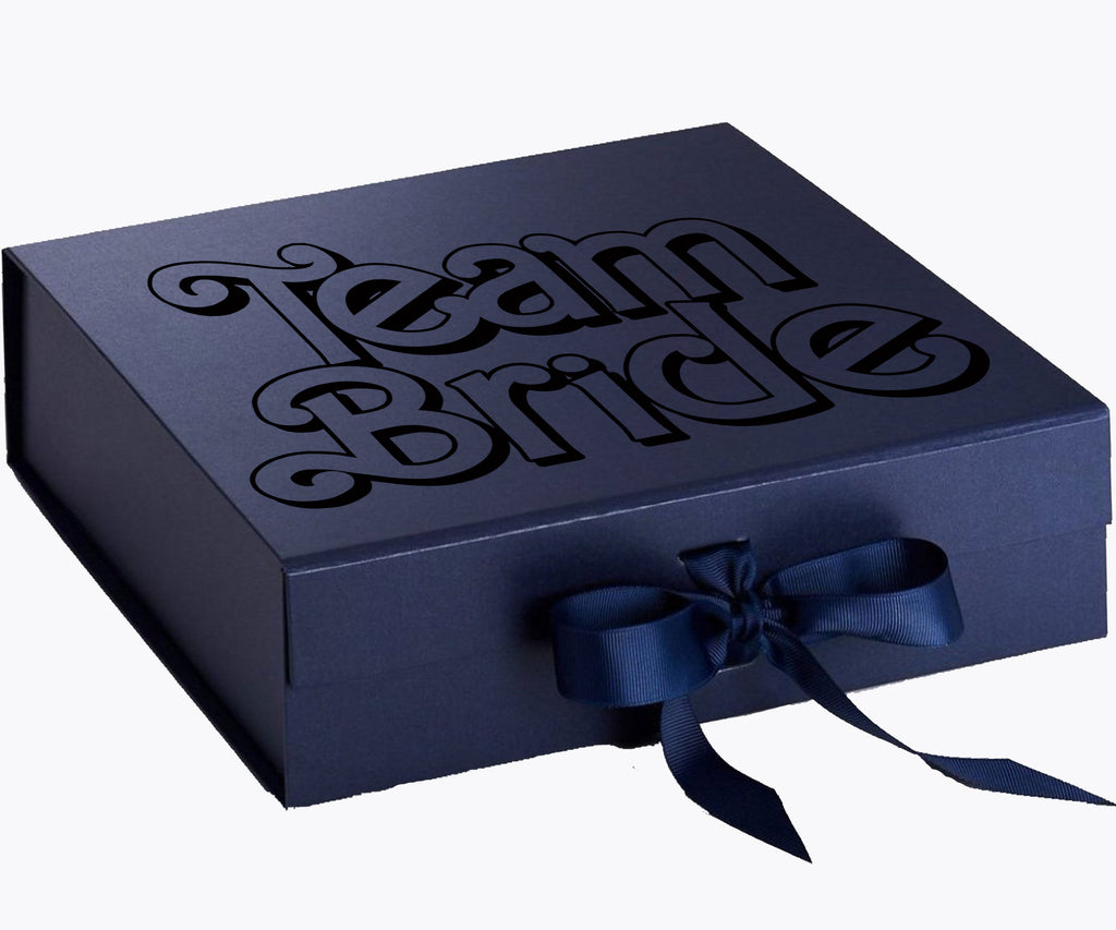 Team Bride black 142#--Bridesmaid Box