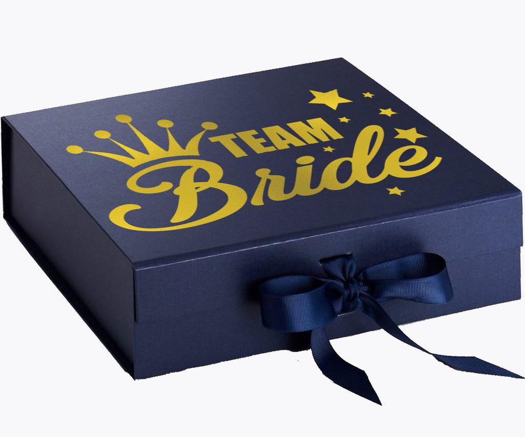 Team Bride black 163#--Bridesmaid Box