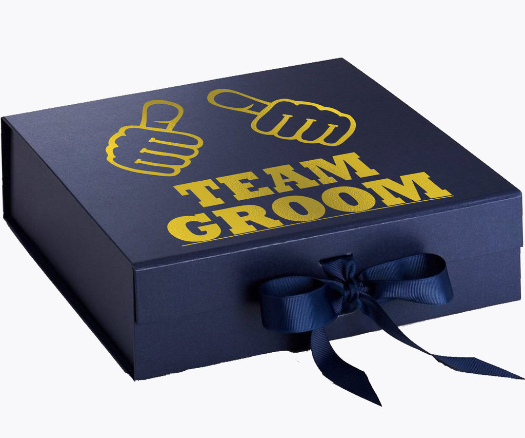 team groom thumbs up 28#-- Groomsman box