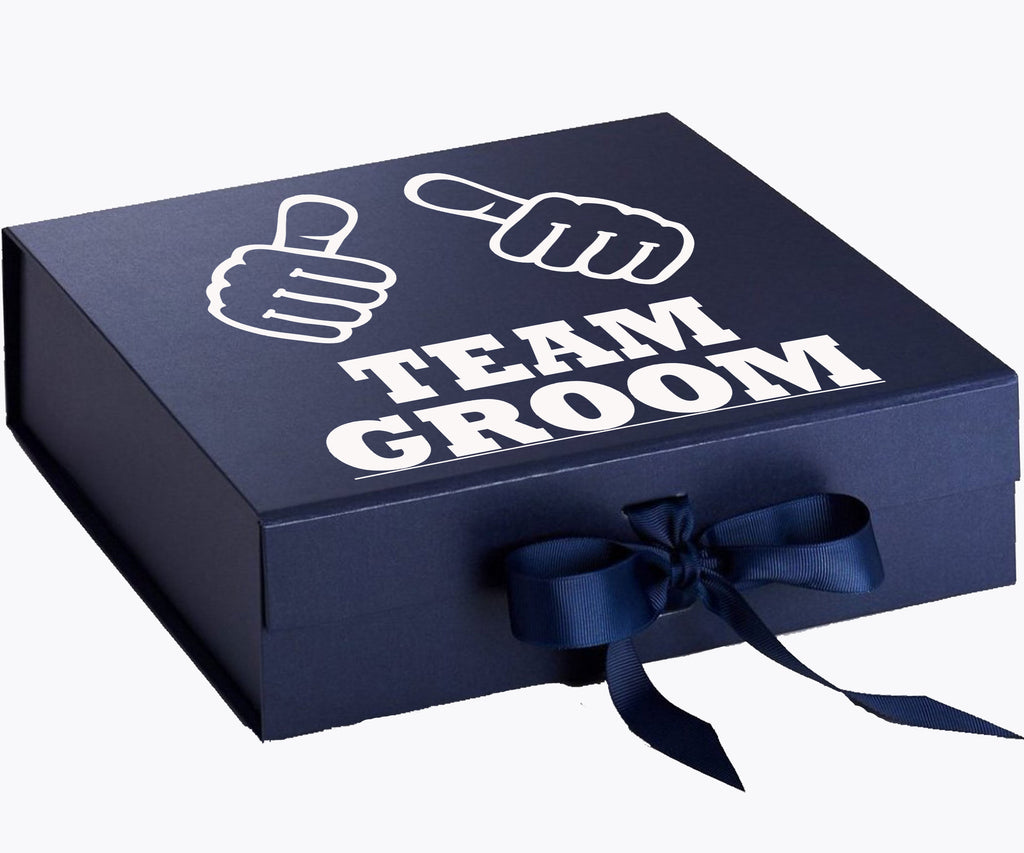 team groom thumbs up 28#-- Groomsman box