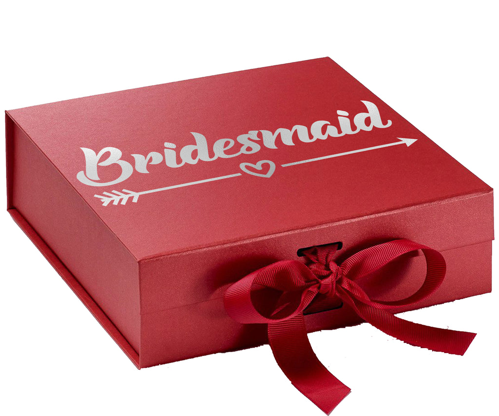 Bridesmaid with heart arrow Style 12#-- Bride Box