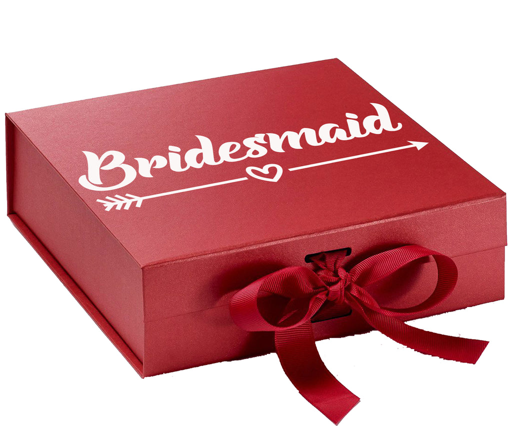 Bridesmaid with heart arrow Style 12#-- Bride Box