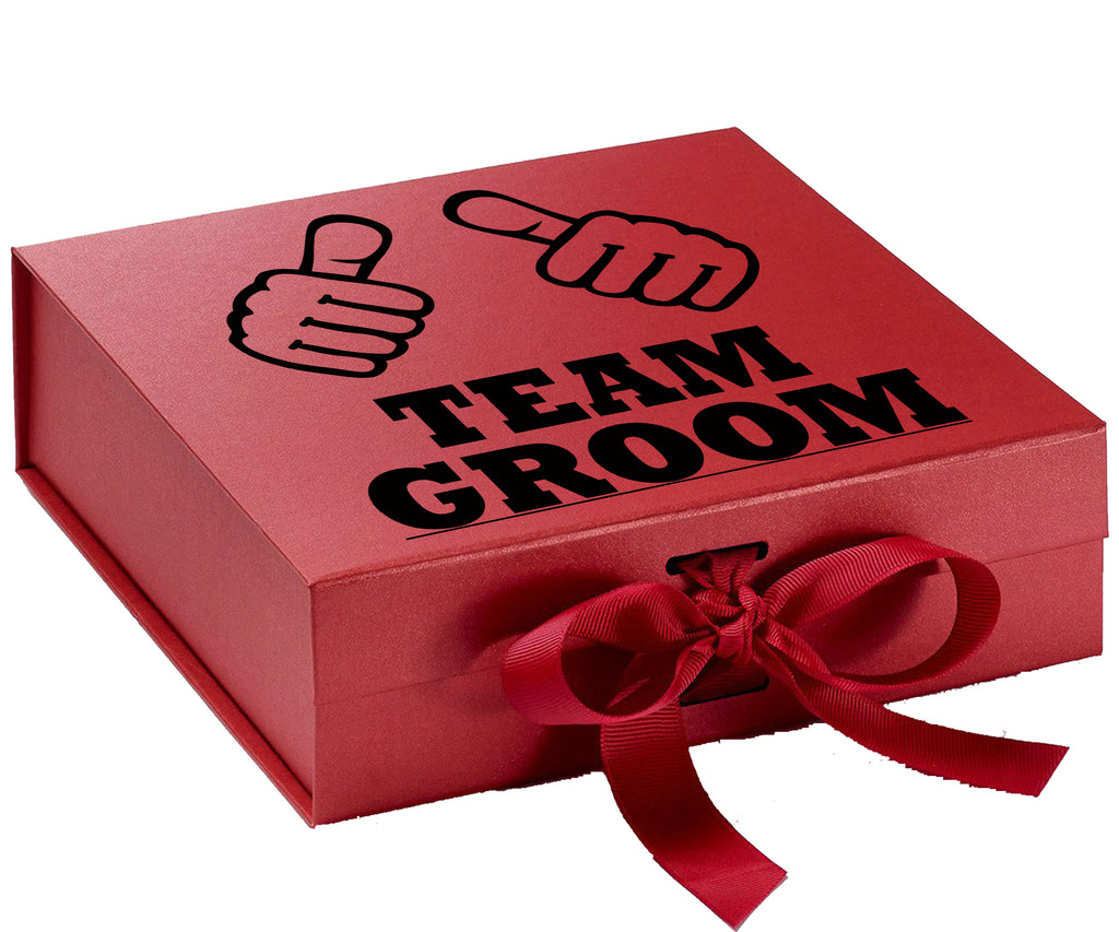 team groom thumbs up 28#-- Groomsman box