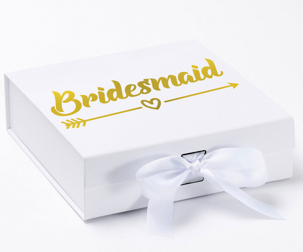 Bridesmaid with heart arrow Style 12#-- Bride Box