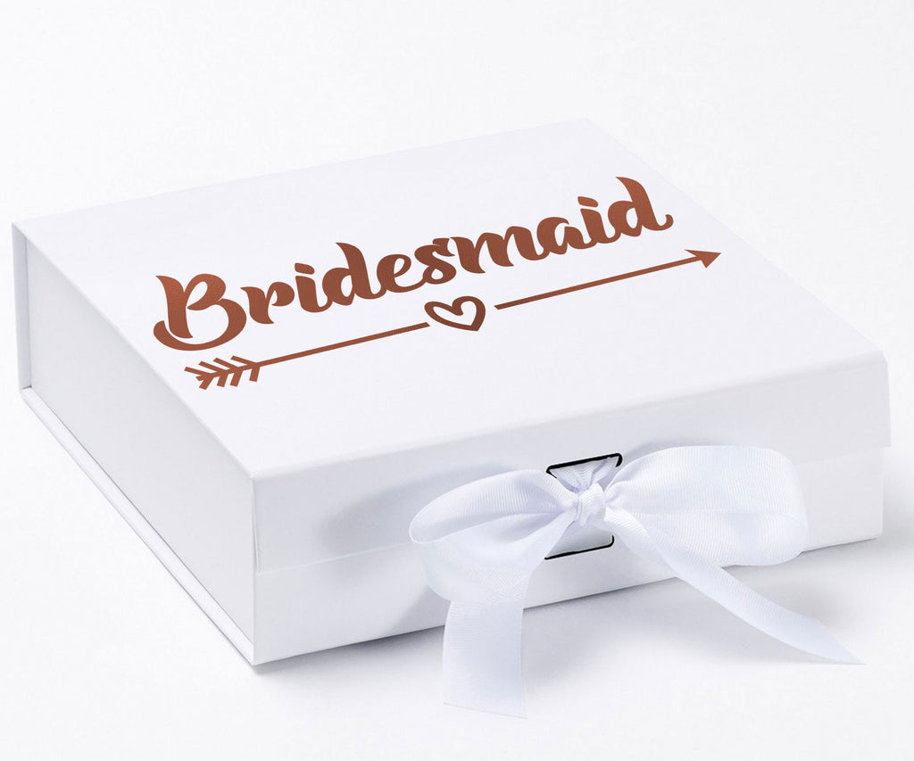 Bridesmaid with heart arrow Style 12#-- Bride Box