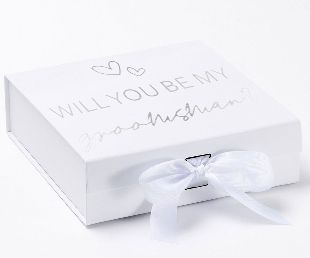 Will you be my Groomsman with hearts 15#-- Groomsman box