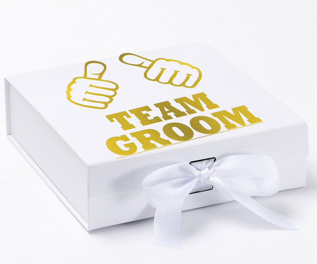 team groom thumbs up 28#-- Groomsman box