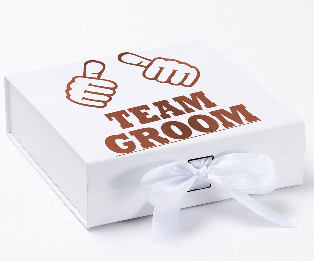 team groom thumbs up 28#-- Groomsman box